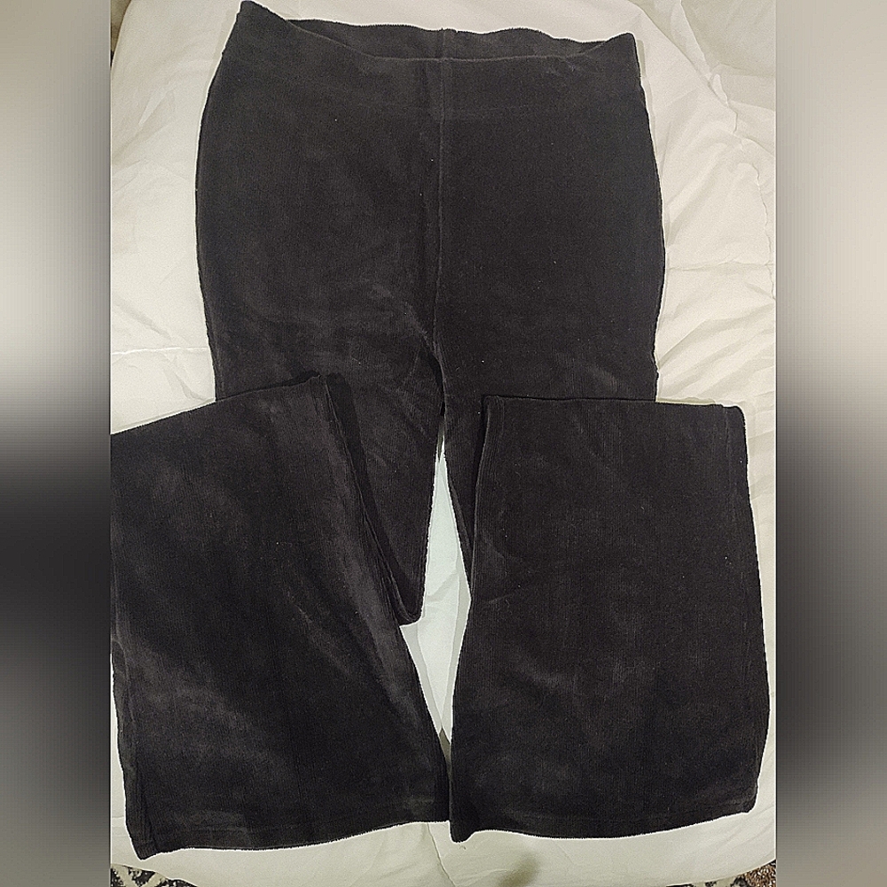 Sugar and Jade Girl's Black Corduroy Pants